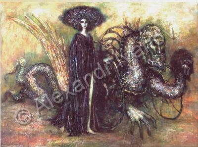 Surrealism - Medea - Oilcanvas