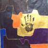 Autoportrait 062012 - Acrylic Paintings - By Hab Le Hibou, Abstrait Painting Artist