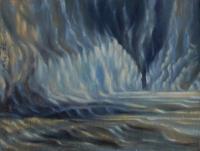 Fantasy - Blue Agate River - Oil On Canvas