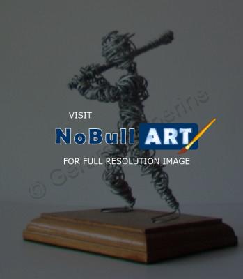 Sports - Batter Up - Galvanized Steel Wire