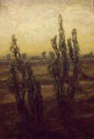 Landscapes - Junipers Twilight - Oil