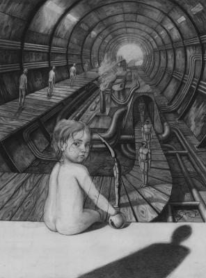 Surrealism - Victory - Pencil On Paper