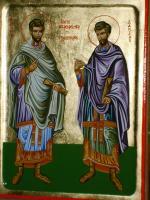 Byzantin Icons - Sveti Vraci - Wood