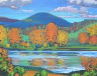 Athens County - Acrylics On Canvas Paintings - By Todd Norris, Surreal Painting Artist
