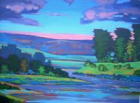 Landscape - Ode To September - Acrylics On Canvas