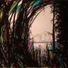 Silver Lining 1 - Charcoal And Oil Pastel On Pap Drawings - By Todd Norris, Surreal Drawing Artist
