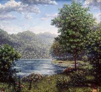 Landscape - Strouds Run - Oil On Cavas