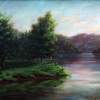 Dow Lake - Oil On Cavas Paintings - By Todd Norris, Romantic Painting Artist