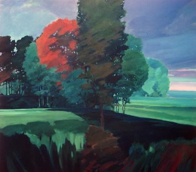 Landscape - Early Fall - Acrylics On Canvas