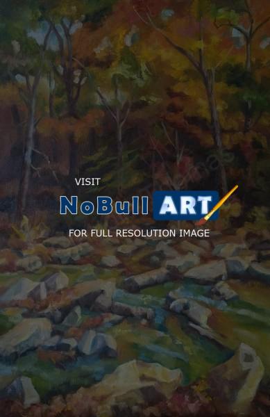 Landscapes - Sope Creek - Oil On Canvas
