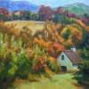 The Hills Are Alive - Oil On Canvas Paintings - By Claudia Thomas, Impressionistic Landscape Painting Artist