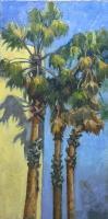 Tropical Breezes - Oil On Canvas Paintings - By Claudia Thomas, Botanical Painting Artist
