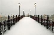 Snowbridge - Digital Camera Photography - By Liz Stahel, Landscape Photography Artist