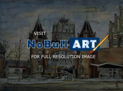 Real And Surreal World - Borsig Gate Tegel - Watercolor