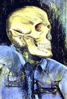 Grinning Death - Pastel Drawings - By Heinz Sterzenbach, Realism Drawing Artist