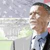 President Obama - Digital Paint With Wacom Table Digital - By Michael Blakney, Digital Paint Digital Artist