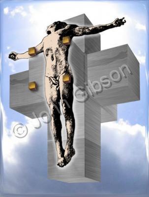 Interpretation Of The Masters - Crucified - Ascending - Adobe Photoshop