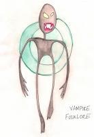 Vampire Folklore - Watercolor Paintings - By Sharon Winter, Cartoon Painting Artist