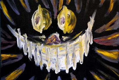 Canvas Crusades - The Cheshire Cat - Acrylic