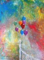 Birthday Party - Acrylic On Canvas Paintings - By Steven Graff, Impressionism Painting Artist