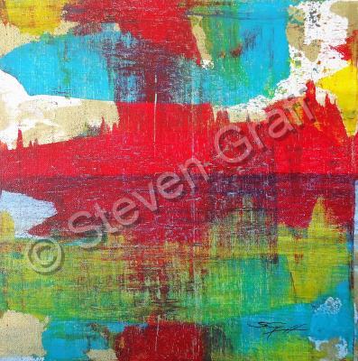 In The Abstract - Reflected - Acrylic On Canvas Panel