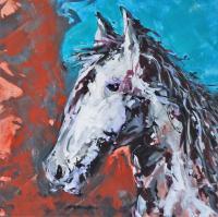 White Lightning - Acrylic On Canvas Paintings - By Steven Graff, Impressionism Painting Artist