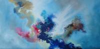 Expressive - Cloud Spectrum - Acrylic On Canvas