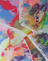 In The Abstract - Land Escape - Acrylic On Canvas