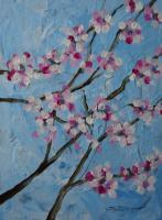 Expressive - Blossoming - Acrylic On Canvas Panel