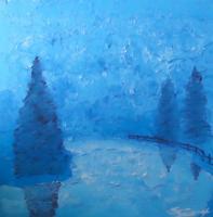 Quiet Waters - Acrylic On Canvas Paintings - By Steven Graff, Expressive Painting Artist