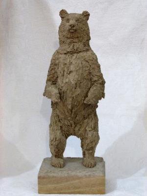 Animal Sculptures - Grizzly Bear - Paper Mache