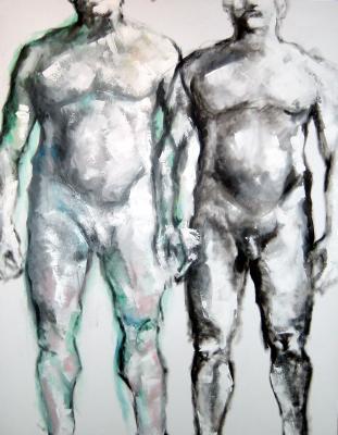 Figurative - Man Repeated - Oil Paint