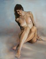 Female Nude - Oil Paint Paintings - By Jared Ellis, Figurative Painting Artist