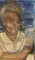 Ezra 2Nd Grade - Oil Paint Paintings - By Jared Ellis, Portrait Painting Artist