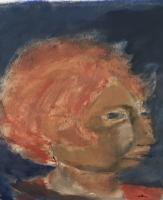Portrait - Ebony - Oil Paint