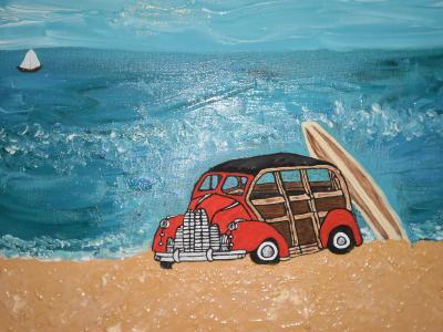 Nature - Classic At The Beach - Acrylic