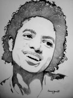 Michael Jackson - Pencil Drawings - By Dianna Gamill, Pop Drawing Artist