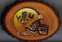 Wood Burning - Lsu Plaque - Wood Burning