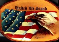 Wood Burning - United We Stand - Wood Burning