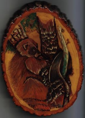 Wood Burning - Pine-Coon - Wood Burning