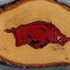 Ark Razorbacks - Wood Burning Woodwork - By Daren Tanner, Wood Burning Woodwork Artist