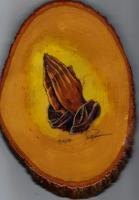 Prayer Time - Wood Burning Woodwork - By Daren Tanner, Wood Burning Woodwork Artist