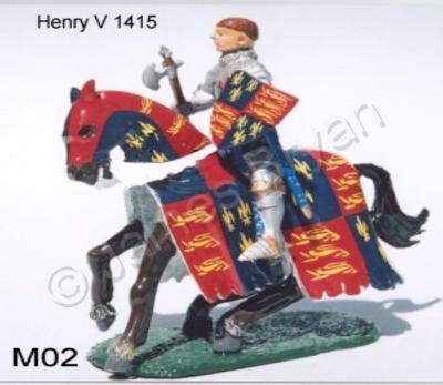 Collectors Toy Soldiers - Henry V England - Painted White Metal