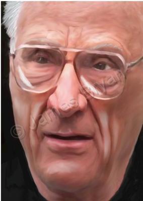 Portraits - Arthur Miller Playwrite - Acrylics