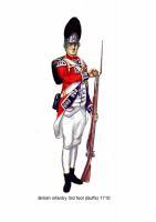 Illustrations - Uniforms - British Infantry 3Rd Foot Buffs 1710 - Mixed Media
