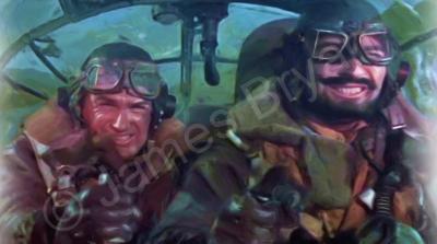 Compositions - 1940 Battle Of Britain - 2011 Cheap Holiday Flights - Acrylics