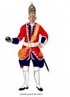 Illustrations - Uniforms - British Infantry Grenadier Guard 1760 - Acrylics