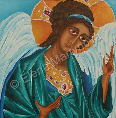 Martynova Elena - Saint Michael - Acrylics