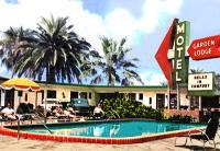 Poolside - Garden Lodge Motel - Acrylics