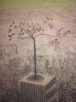Tree On A Pedastel - Pastel Paintings - By Joe Scotland, Impreesion Painting Artist